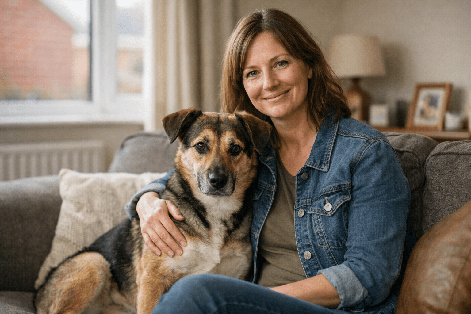 Rescue dog transformation before and after adoption UK